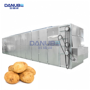 Tunnel Continuous Fruit Mesh Belt Dryer Yam Cassava Vegetable Potato Drying Machine - Product Image 1