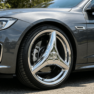 Jantes en alliage forgé chromées à <span class=keywords><strong>trois</strong></span> branches pour Volkswagen Mk4 Golf4, Toyota 86 Camry, Lexus Nx200 Rx450 Gx400, <span class=keywords><strong>Honda</strong></span> Civic92 - Product Image 1