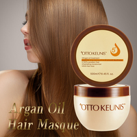Crème nourrissante pour cheveux au kératine biologique et à l'huile d'argan naturelle sans paraben, en gros, marque privée d'usine, OEM