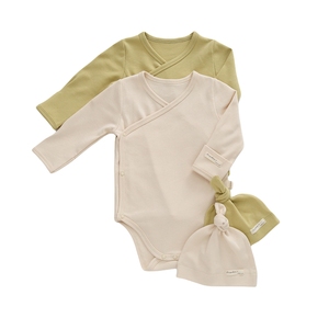 Vêtements pour nouveaux-nés en coton Gots personnalisés Garçons <span class=keywords><strong>de</strong></span> 0 à 3 mois Ensemble grenouillère à manches longues pour bébé - Product Image 5