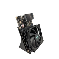 Miner Crypto NerdQaxe + Bitcoin Solo Miner 2.5TH/S 50W 4XBM1368 ASIC Chip de código abierto BTC Silent Miner Metal WiFi