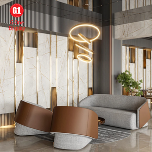 Mostradores de Recepción Modernos Personalizados para Hoteles, Iluminación LED, Cómodos Sofás para Sala de Espera, Mesas de Comedor Hechas a Mano, Barras de Bar - Product Image 6