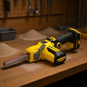 Ponceuse à bande sans fil SFMCE210B-XJ, alimentée par batterie lithium-ion 12V, vitesse variable, pour ponçage du bois et du métal - Product Image 3