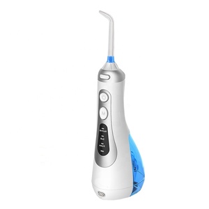 <span class=keywords><strong>Hydropulseur</strong></span> Jet Dentaire Électrique 4 Buses WaterJet Oral Irrigateur Sans Fil 200ML Nettoyeur à Dents Portable 3 Modes - Product Image 3