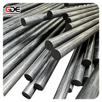 Les tiges de barre ronde en Fiber de carbone pultrudée bâtons pôles personnalisés diamètre taille 4mm 5mm 6mm 8mm barre en Fiber de carbone