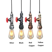 Lampe suspendue rétro style industriel en tuyau d'évacuation, pour salle à manger, bar, club, café, restaurant, luminaire suspendu à tête unique, articles de décoration intérieure