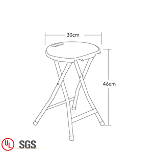 Vente en gros à bas prix <span class=keywords><strong>tabouret</strong></span> <span class=keywords><strong>de</strong></span> <span class=keywords><strong>bar</strong></span> pliant commercial <span class=keywords><strong>blanc</strong></span> <span class=keywords><strong>tabouret</strong></span> pliant rond en plastique pour événement - Product Image 6