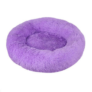 Luxus Faux Fur Pet Bett Hund Schlafen Haus Katze Nest Weichen Donut Cuddler Runde Plüsch Pet hund betten für kleine hunde freiheit - Product Image 6