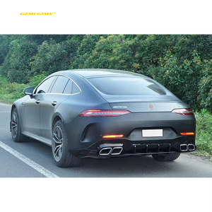 2018 POUR KITS DE CARROSSERIE pour Mercedes Ti <span class=keywords><strong>Gt</strong></span> Classe 4 portes Kit de carrosserie Mise à niveau vers Gt63 <span class=keywords><strong>S</strong></span> Style Pare-chocs Nouvel État Accessoires de voiture Aut - Product Image 6