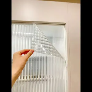 Pellicola per vetri decorativa adesiva con pellicola rialzata 3D Home Office proteggi la pellicola per vetri Privacy