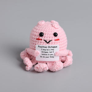 Simpatico Pupazzo Animale Lavorato a Maglia Fatto a Mano, Decorazione per la Casa, Gatto o Cane 'You're Pawsome', Regalo per la Mia Figlia, Natale, Capodanno Cinese - Product Image 6