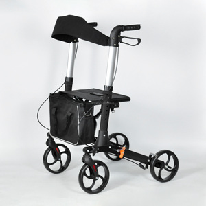 BQ1002B Rollator Walker de aluminio ajustable Rollator plegable <span class=keywords><strong>con</strong></span> <span class=keywords><strong>asiento</strong></span> cómodo <span class=keywords><strong>para</strong></span> personas mayores y <span class=keywords><strong>adultos</strong></span> - Product Image 6
