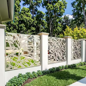 Paravent et clôture de jardin modernes en acier Corten durable pour l'extérieur - Product Image 2