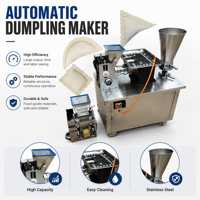 Machine automatique de fabrication de Gyoza, Samosa, Empanada, Wonton, Pierogi en acier inoxydable à grande capacité pour la production rapide d'aliments surgelés
