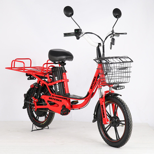 จักรยานไฟฟ้าราคาส่งถูก รุ่นมอนสเตอร์ ขนาด 16 นิ้ว 60V 21Ah สำหรับผู้ใหญ่ บรรทุกของ ขนส่งอาหาร จักรยานไฟฟ้า 500W - Product Image 6