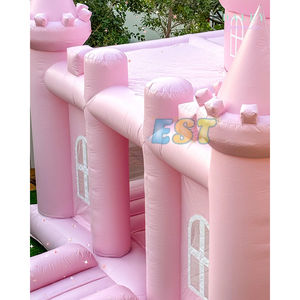 Nuevos Castillos inflables populares, casa de rebote comercial, <span class=keywords><strong>Castillo</strong></span> de salto, casa inflable para niñas, casa de gorila rosa para fiesta - Product Image 3