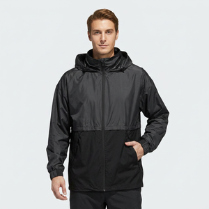 Customized Wholesale Price Logo Men's <b>Light</b> Weight <b>Waterproof</b> Windbreaker <b>Jacket</b> Fashion Design Breathable Knitted for Winter - Product Image 1
