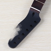 Accessoire de guitare DIY : Manche en érable 22 frettes pour guitare acoustique, avec touche en palissandre noir mat, poignée de guitare modifiée