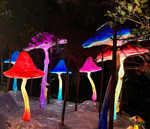 Lumière décorative à motif champignon féerique à LED, indice de protection IP65, pour parc paysager et pelouse - Product Image 1