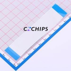 FFC-1.0-21-100-A-4-8 FFC Cable (Flexible Flat Cable) P=1mm Connector 21P 1mm 0.3mm Non-Inverting - Product Image 2