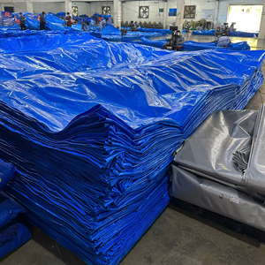แผ่นพลาสติก HDPE ผ้าใบกันน้ำปรับแต่ง80gsm ได้ตามต้องการสำหรับงานอุตสาหกรรมผ้าทอเทคนิคการทอผ้าสี - Product Image 3