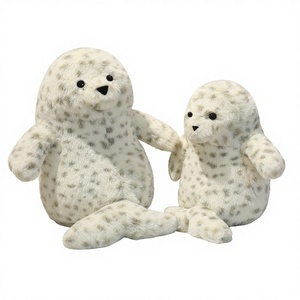 Nouvel Arrivage : Peluche <span class=keywords><strong>Phoque</strong></span> Blanc Kawaii, Douce et Réaliste, Idéale comme Doudou, Décoration de Mariage et de Maison, Cadeau pour Enfants - Product Image 6