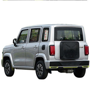 Mini voiture électrique vintage pour adultes en métal léger avec batterie au lithium, sièges en cuir, caméra arrière - Fabriquée en Chine/Guatemala - Product Image 2