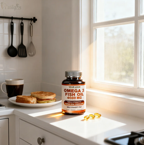 Омега-3 рыбий жир из дикой природы в мягких капсулах, 4080 мг, высокое содержание EPA 1200 мг, DHA 900 мг, добавка Омега-3, OEM - Product Image 2