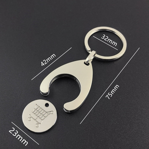 <span class=keywords><strong>Porte</strong></span>-<span class=keywords><strong>clés</strong></span> en métal avec logo gravé au laser, cadeau promotionnel publicitaire, chariot de supermarché, <span class=keywords><strong>porte</strong></span>-<span class=keywords><strong>clés</strong></span> de voiture pour homme, pendentif - Product Image 2