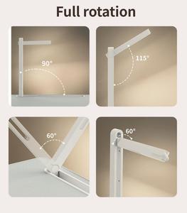 Table ergonomique réglable pour ordinateur portable avec pieds pliables et lumière LED pour <span class=keywords><strong>lit</strong></span>, canapé et bureau - Product Image 5