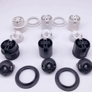 Ruyi E27 Black Bakelite Self-locking Full-Thread Screw Base Lamp Holder <strong>Socket</strong> 250V 4A Indoor <strong>Lighting</strong> - Product Image 3
