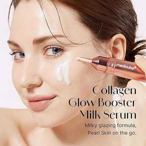 MEDICUBE Collagen Glow Booster Serum 15ml - Herbal Whitening Serum with Hyaluronic Acid for Instant Radiance - Glow Secret - Product Image 2