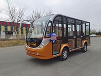 Minibús Eléctrico de 10-14 Plazas con Energía Solar, Motor de CA de 4/5/7.5kW, Batería de Plomo-Ácido para Recorridos Turísticos Urbanos