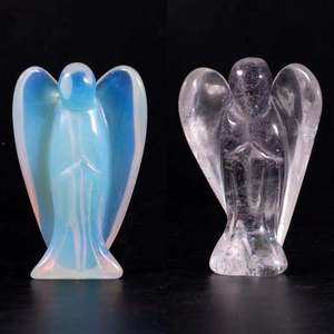 Wholesale Natural <strong>Crystal</strong> Gemstone Carving <strong>Crystal</strong> <strong>Angel</strong> Rose Quartz Small Figurines 1.5'' 2 Inches <strong>Angels</strong> for Home Decoration - Product Image 6