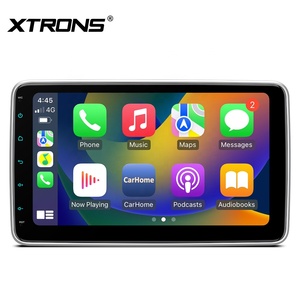 10.1 Inch Universal Single Din Linux Car Stereo With CarPlay Android Auto QLED Display DSP RCA Input Output Radio Chip -XTRONS - Product Image 3