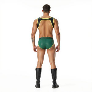 OEM ODMカスタムロゴメンズレザーチェストハーネスサプライヤー | ファッションセクシーな調節可能なベルト & ナイロンストラップメーカー - Product Image 5