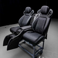 Siège arrière VIP sport de luxe avec table intégrée pour Mercedes Classe V W447, Metris, Vito, G-Wagon, Classe G
