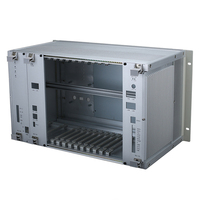 Boîtier de serveur en rack industriel CPCI en alliage d'aluminium de 19 pouces 6U, protection IP54, écran LCD personnalisé OEM