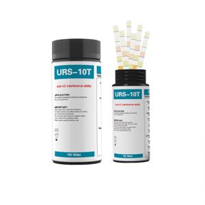 Vente chaude bloc de dix couleurs Fournir des résultats rapides bandelettes de <span class=keywords><strong>test</strong></span> chimique d'urine URS-10T - Product Image 4
