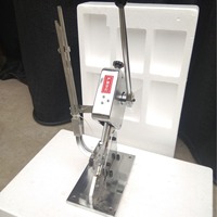 Machine manuelle à couper les échantillons de saucisse et de salami/machine semi-automatique à emballer les sacs en mailles de melon/machine d'emballage de fruits de mer et de légumes
