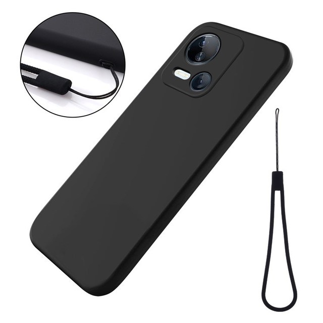 For Tecno Spark 10 5G Liquid Silicone Cell Phone Case Soft Lining Anti Scratch Phone Cover Shell