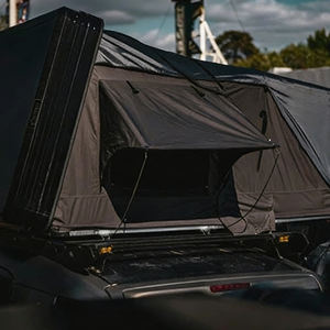 Carpa de techo rígida de lujo para coche con escalera y bolsa para zapatos - Product Image 2