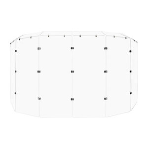 Services de traitement des panneaux acryliques sur mesure pour déflecteurs de tambour de 5 pieds en acrylique chromé brillant, incluant la découpe et le moulage - Product Image 5