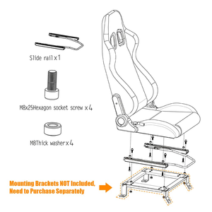 Гоночные сиденья-ковши BJYD из черной ПВХ-кожи с карбоновым волокном для гоночных автомобилей (распродажа) - Product Image 2