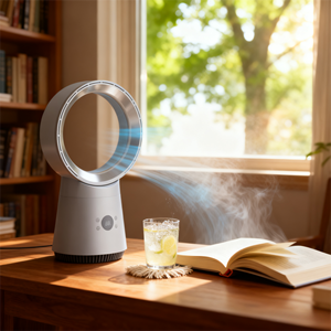 Ventilador de Torre sin Aspas para Circulación de Aire en el Hogar, con Control Remoto, Modo de Sueño y Súper Viento, con Ventilador Inteligente TUYA - Product Image 6