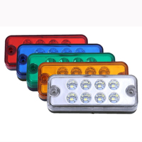 Feu de position latéral universel 24V 8 LED pour camion, semi-remorque et camionnette