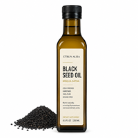 Huile de Nigelle Noire ETRUN ALISA, Marque Privée, Pressée à Froid, Vierge et Certifiée, Qualité Alimentaire