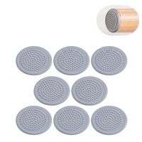 Protections de sol en silicone pour pieds de meubles, autocollantes, antidérapantes, écologiques, lavables, coussinets pour chaises, tapis de sol, réduisent le bruit, pour la maison