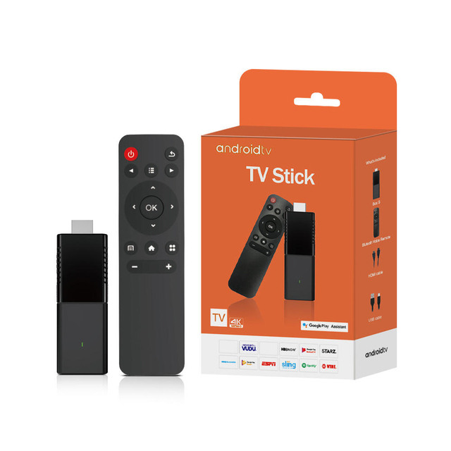Factory Discount Sale Price TVR3 Android 15.0 Smart Stick Amlogic S905 Quad Core 4K WiFi 2.4G Streaming Media Player