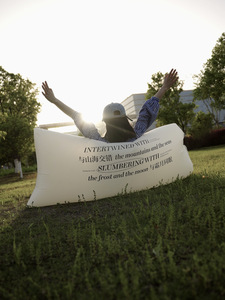 Sofá Inflable Portátil Plegable Moderno, Impermeable y Ligero para Acampar y Uso <span class=keywords><strong>en</strong></span> el Dormitorio, Disponible <span class=keywords><strong>en</strong></span> Stock - Product Image 3